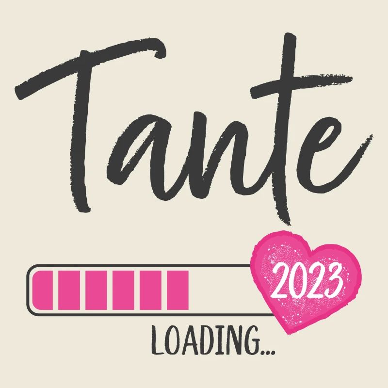 Tante Loading 2023 Herz Nichte Mädchen