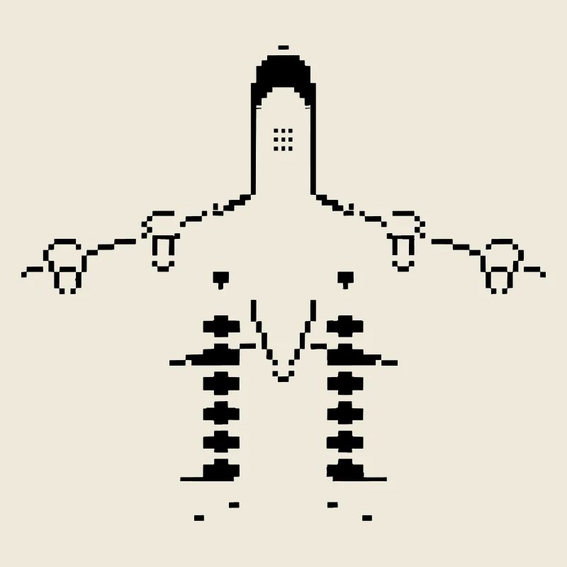 Flugzeug Pixel Kunst