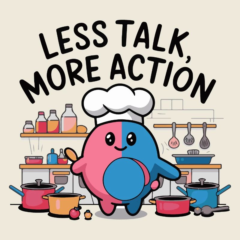 Moins de paroles, plus d’action Chef