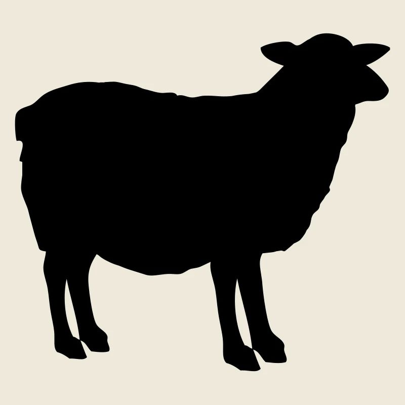 Schaf Silhouette