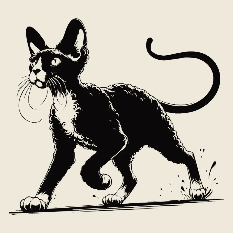 Devon Rex Design – Charmant und einzigartig