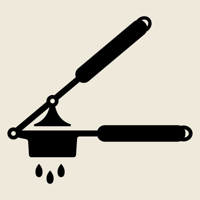 Knoblauch Presse oder Spätzle Presse