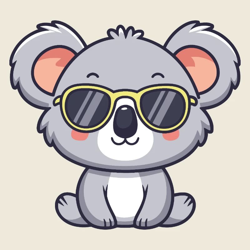 Koala Yellow Pop Glasses