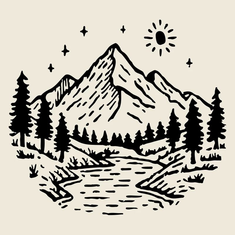 Mountains Landscape Forest