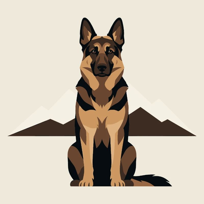 Loyal Guardian German Shepherd Dog Lover 