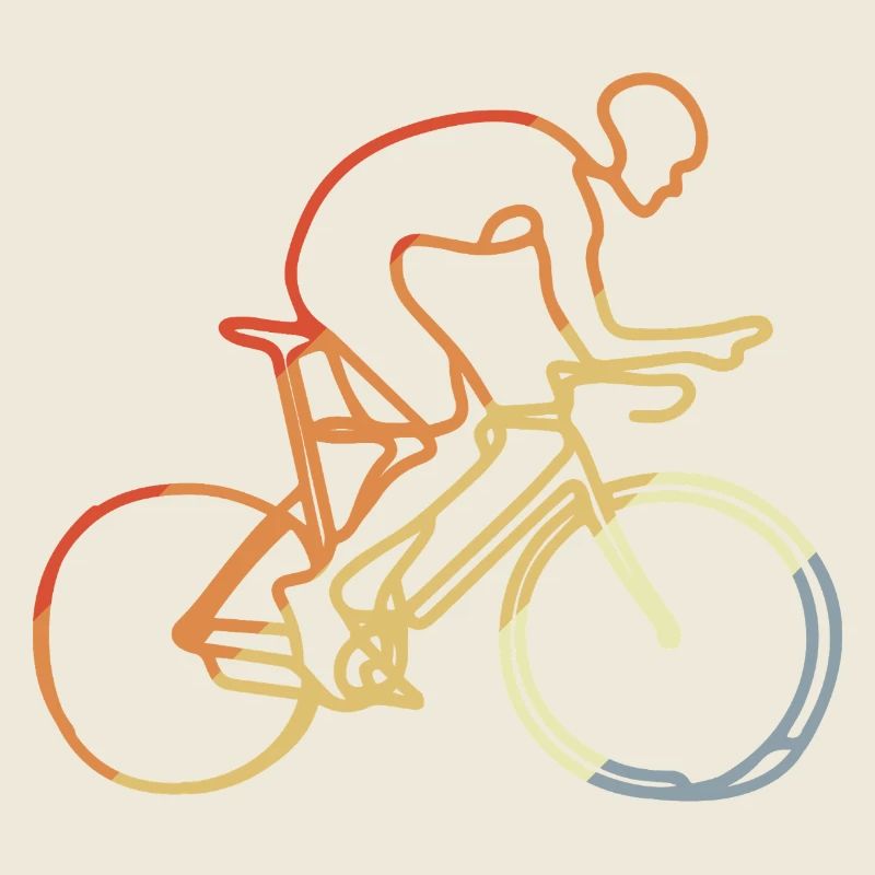 Vintage Radfahrer