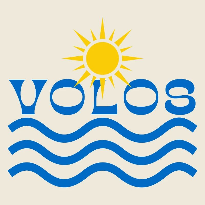 Volos Coastal Sun Waves Logo