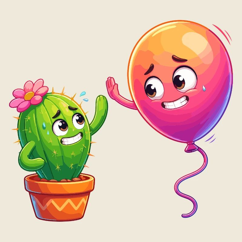 Amitié Ballon Cactus