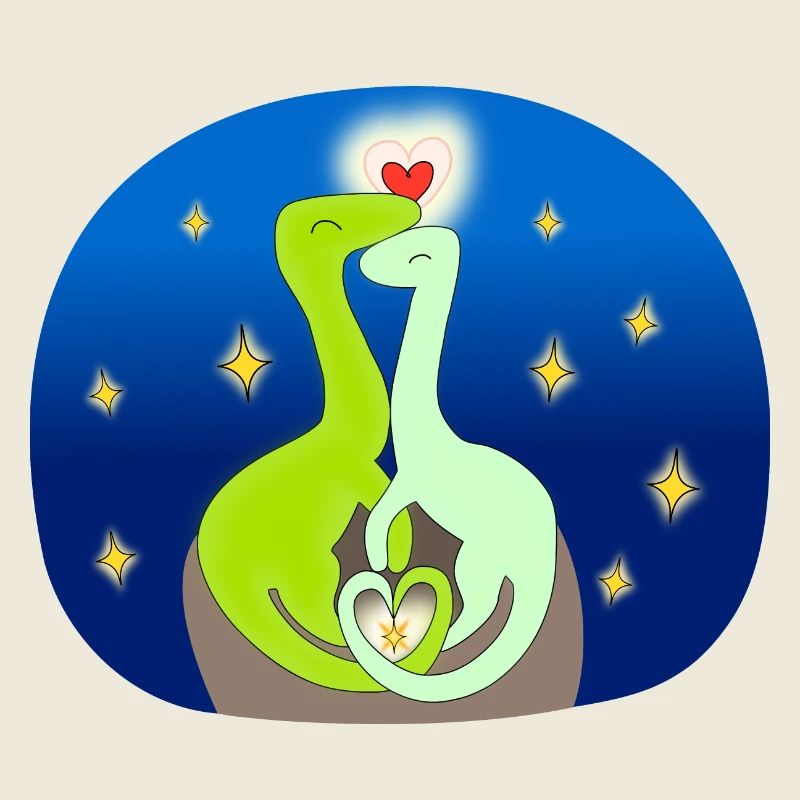 Compsognate en amour