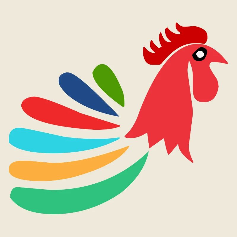 HAHN. PFERD. HENNE. HAHN. TIER. VOGEL. EINHORN.