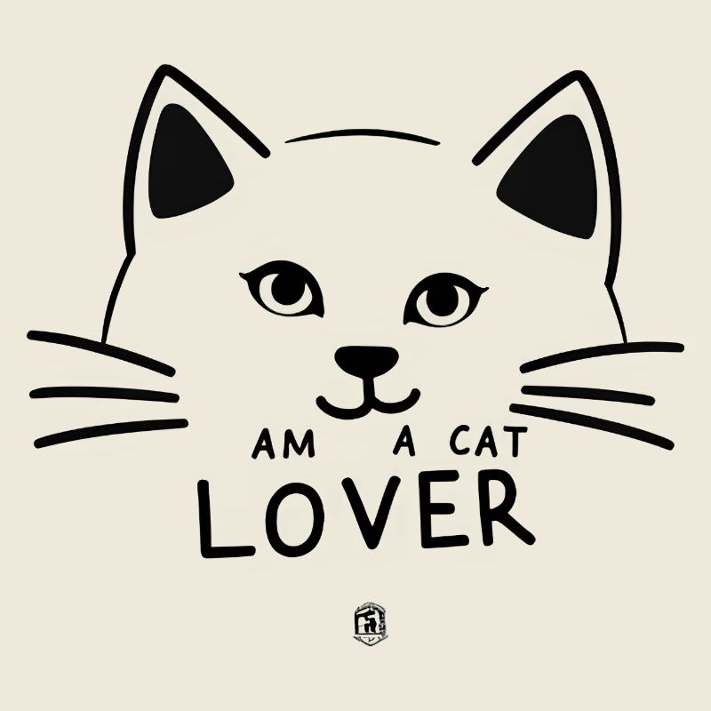 Linear Lover Cat Silhouette