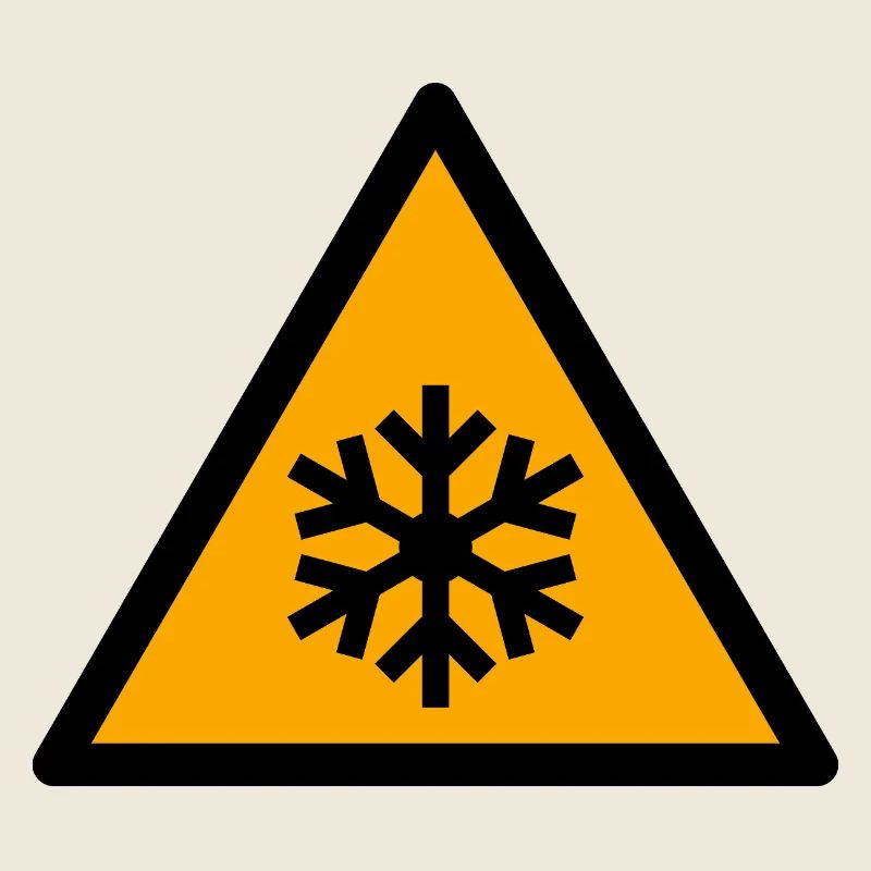 Glacé | Flocon de neige en triangle