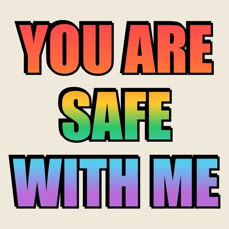 Tu es en sécurité avec moi, gradient