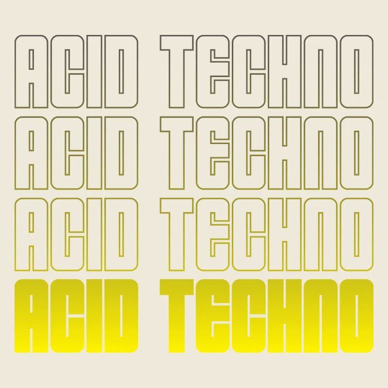 Acid Techno Repetition Gradient