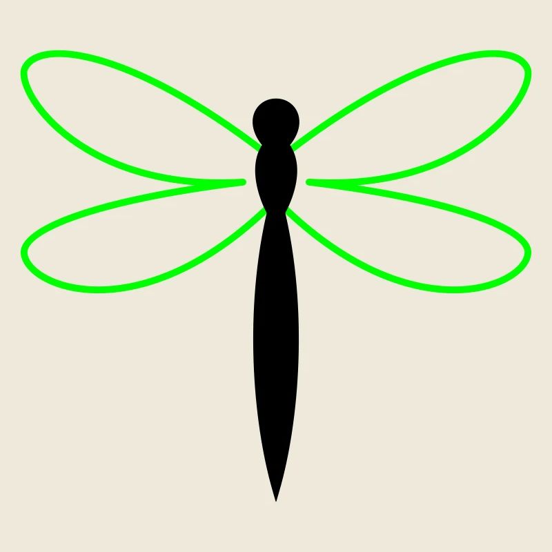 Silhouette de la Libellule