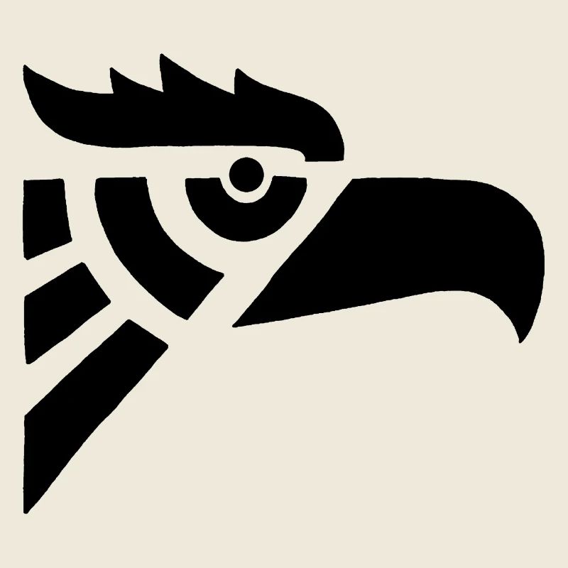 Aztec Black Eagle Head
