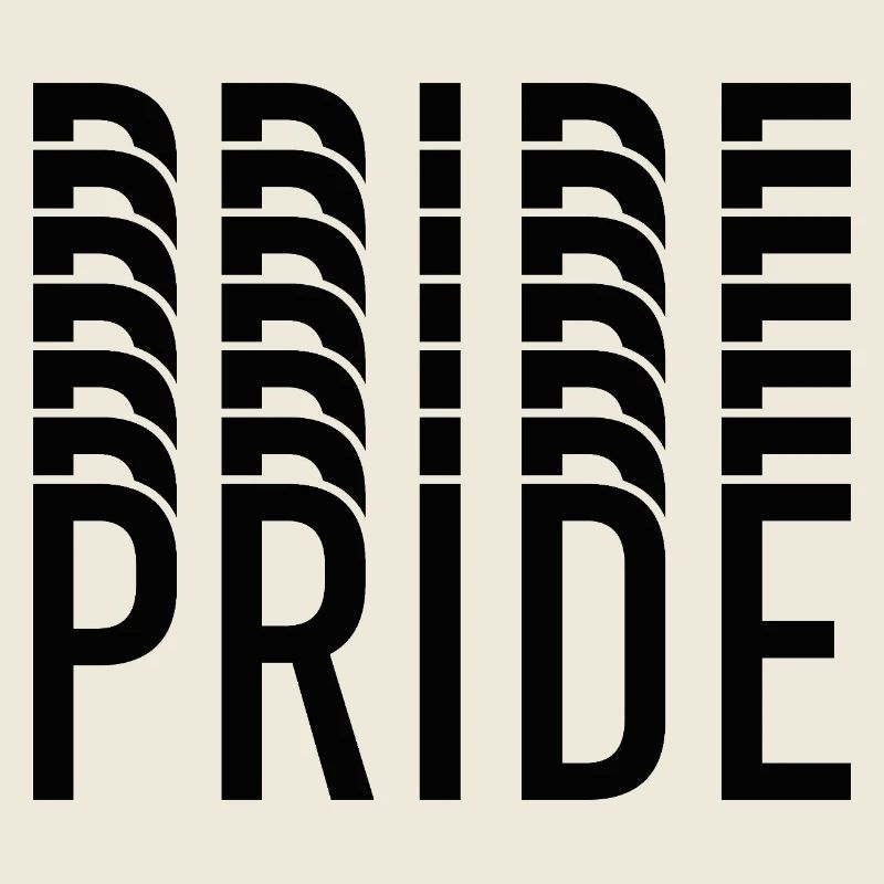 Pride-Typografie-Kontrastmuster