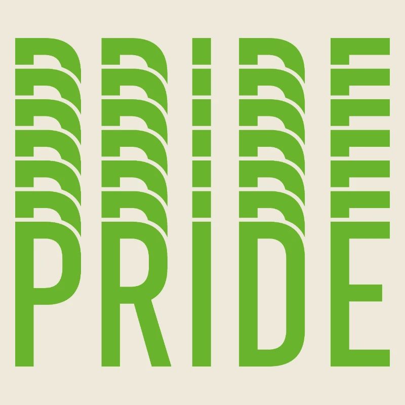 Conception du texte Lime Green Pride