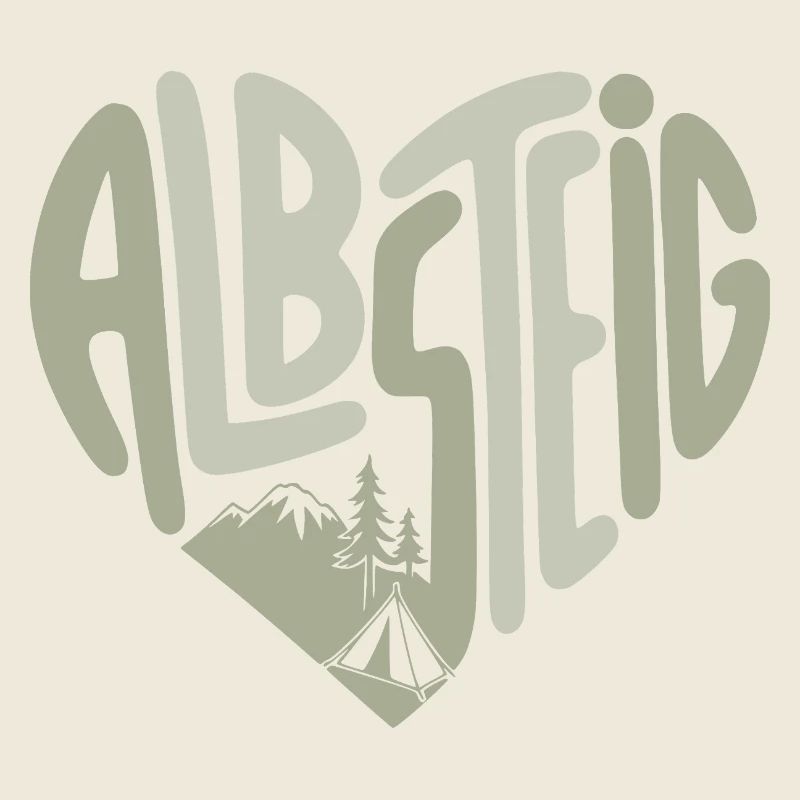 Forêt de la montagne Albsteig Heart