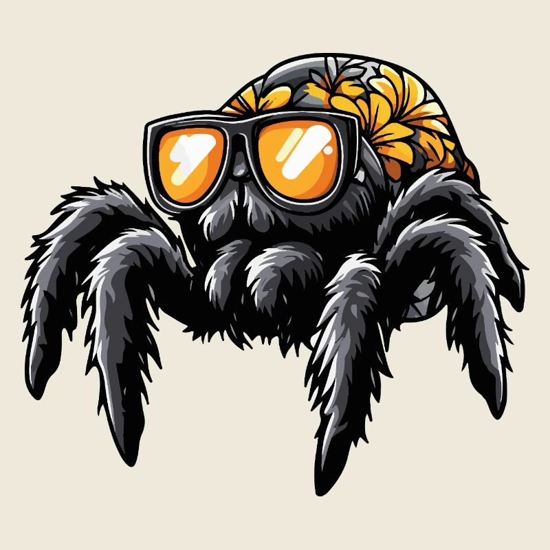 Tarantula Comic Urlaub