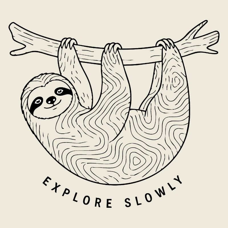 Geschenk des Sloth Hiking Club