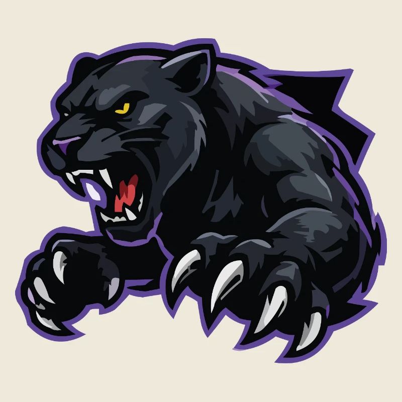 Schwarzer Panther Krallensturm