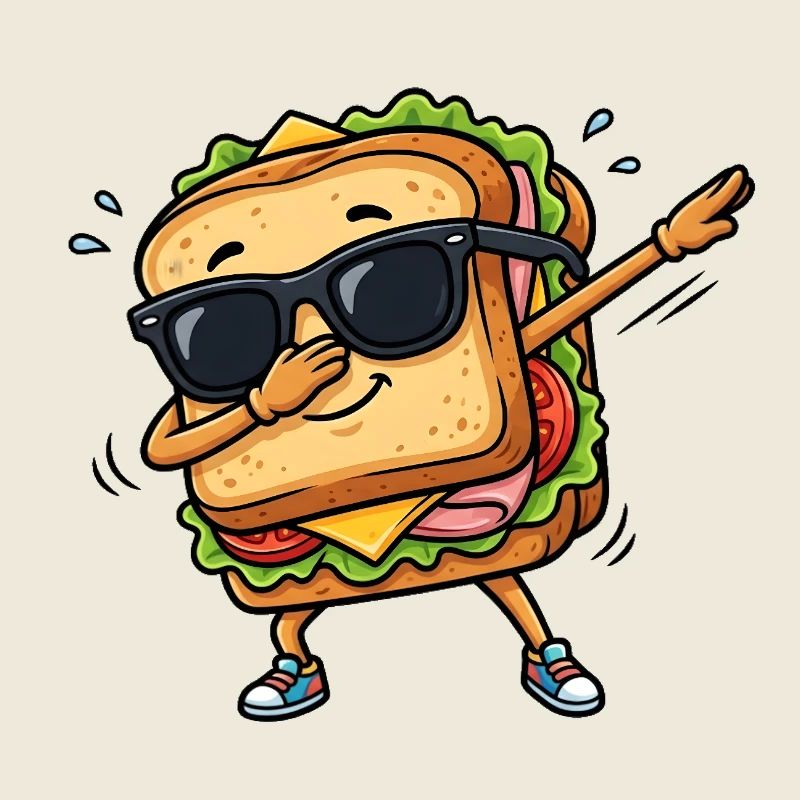 Sandwich à tamponner