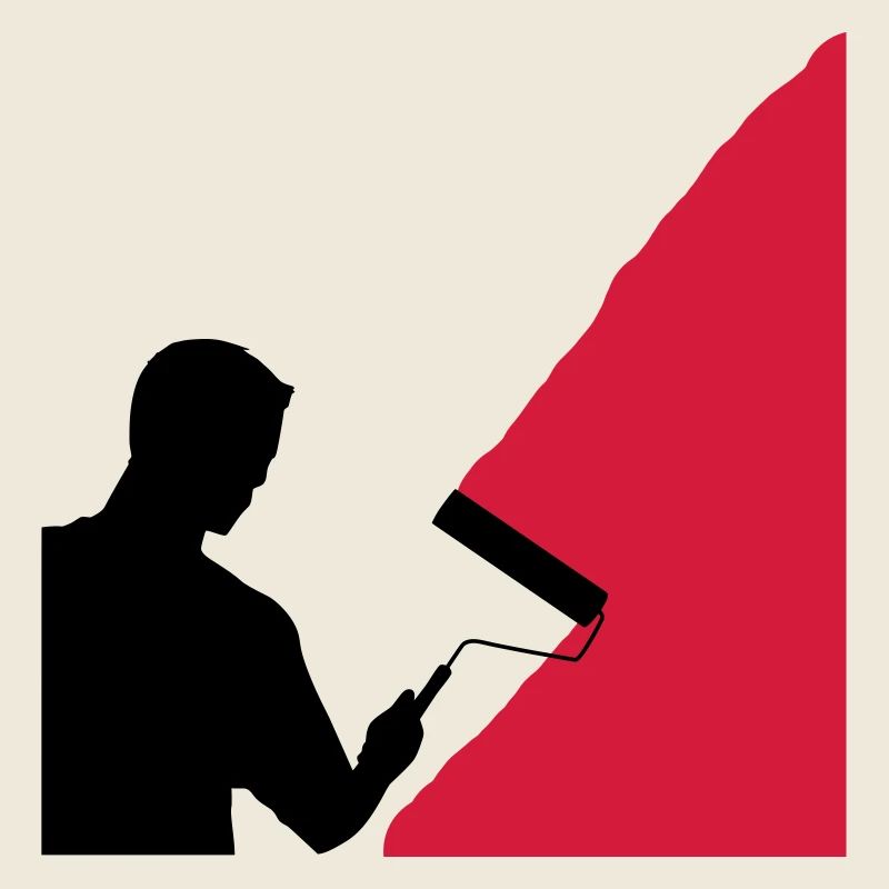 Painter and painter - vector