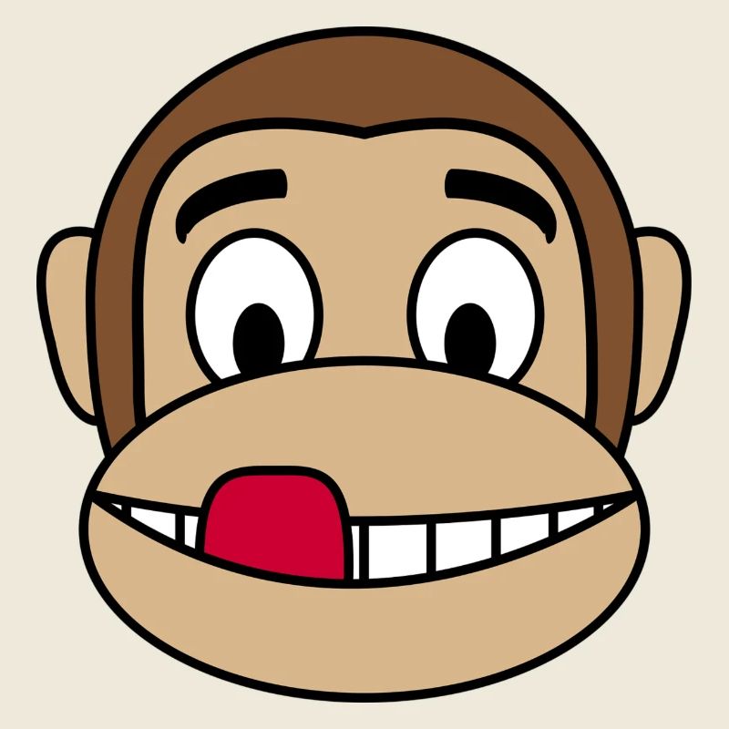 Coole Affenzunge
