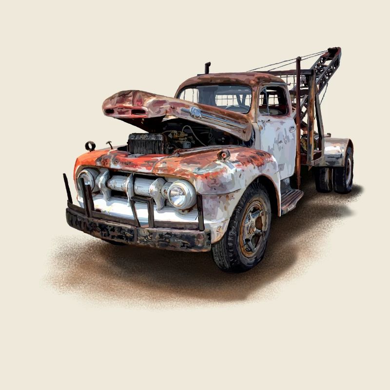 rusty car