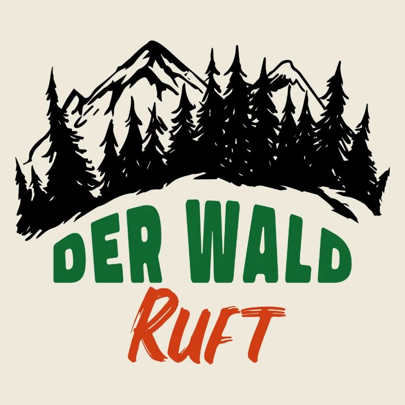 Der Wald ruft Förster Waldarbeit Natur Freizeit