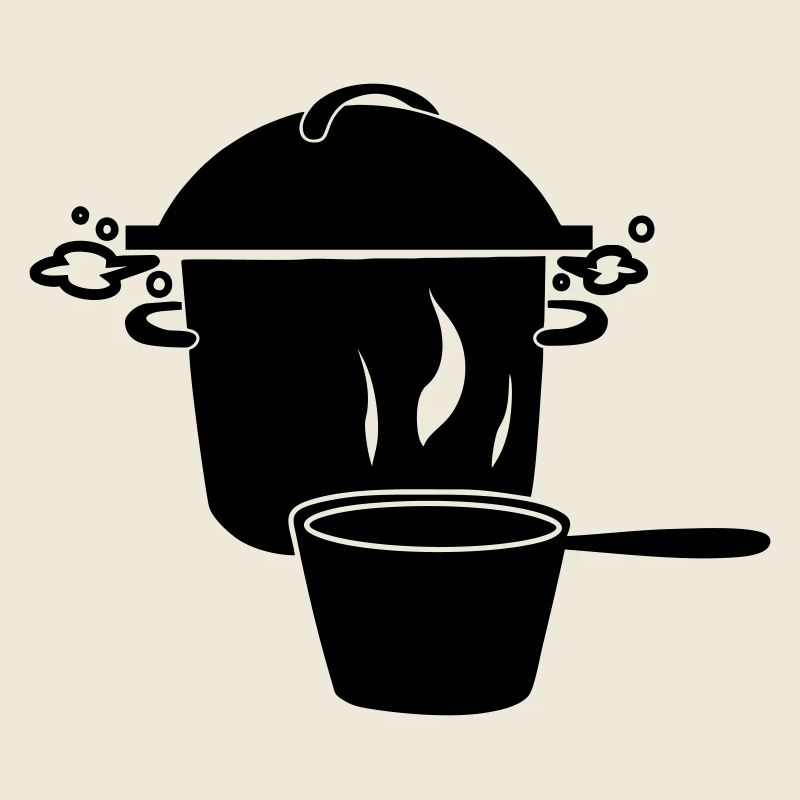 Soup pan and milk pan