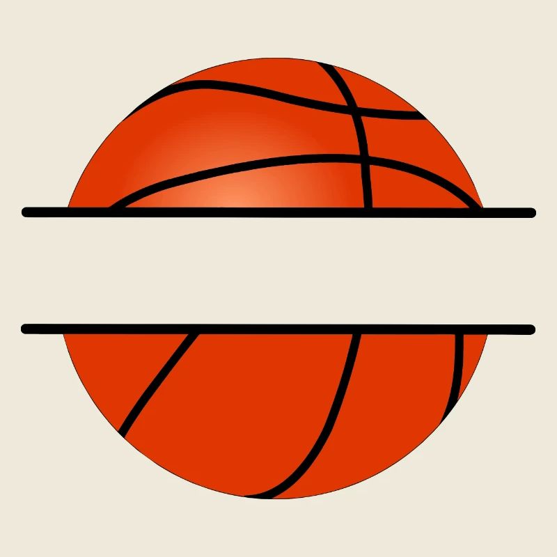 Basketball-Typenschild oder -Banner