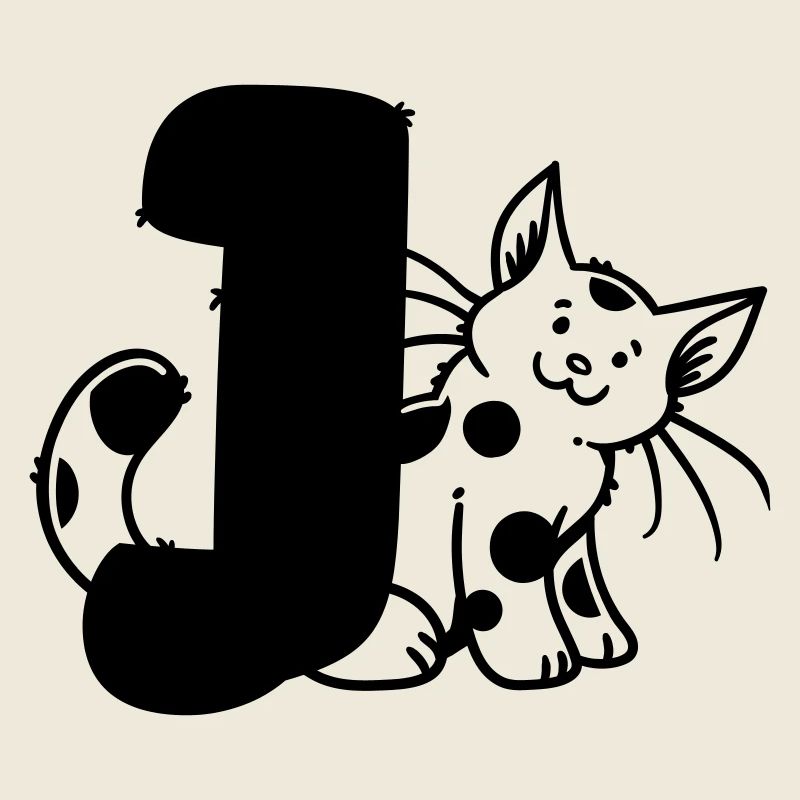 Cat Letter J
