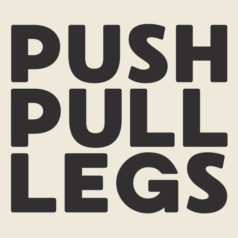 Push Pull Jambes Répéter Entraînementssplit