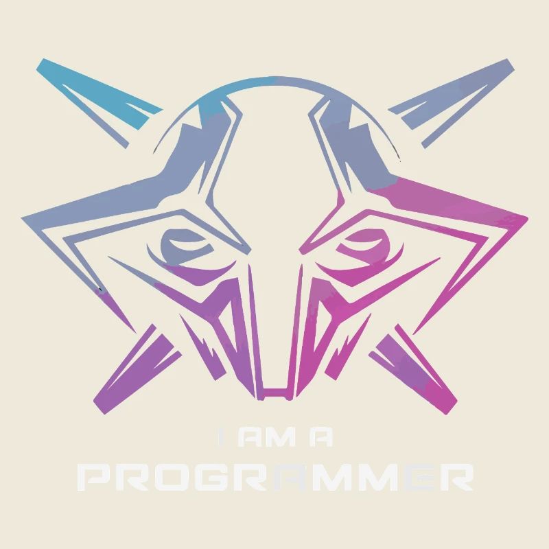 Futuristic Cyborg Programmer Art