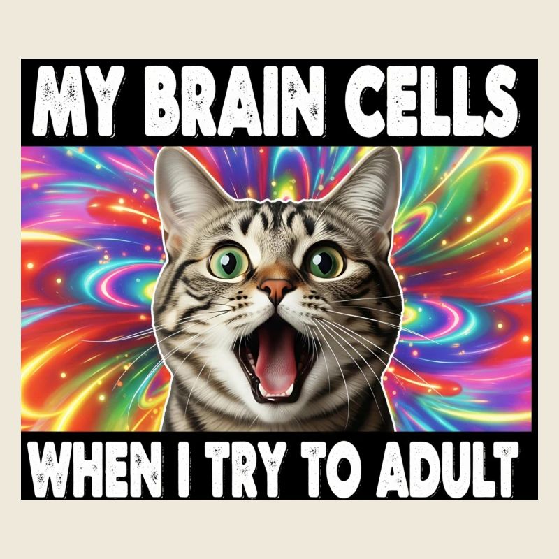 An intelligently humorous cat