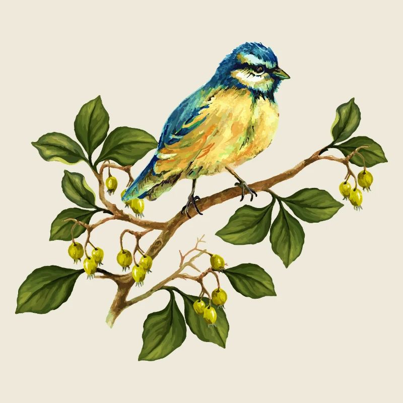 Oiseau coloré