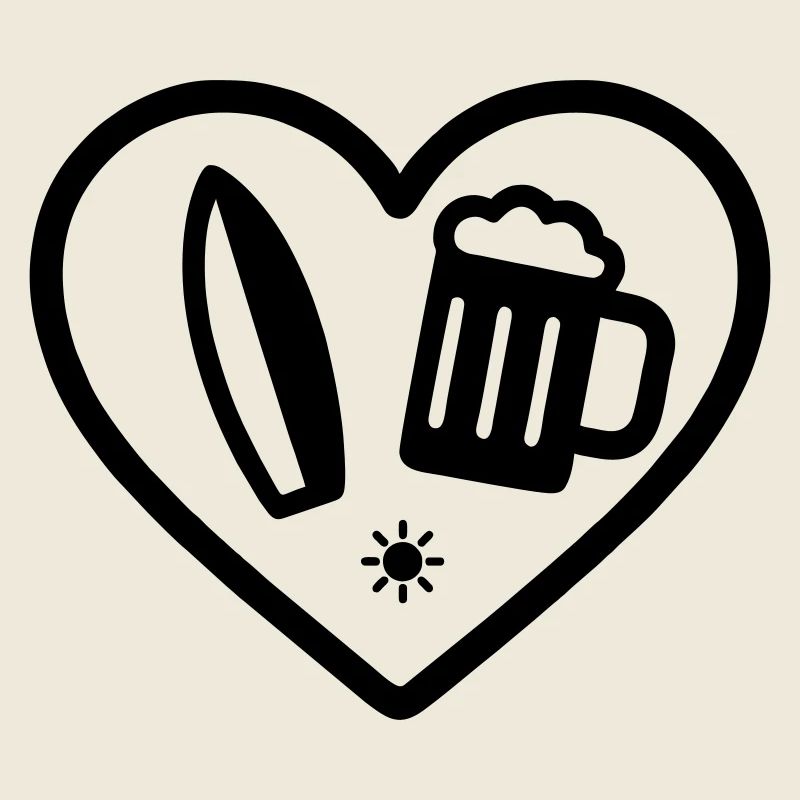 Bière Heart Surf