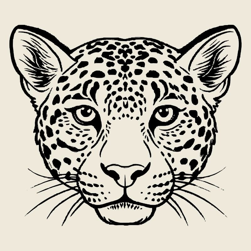 Leopardengesicht