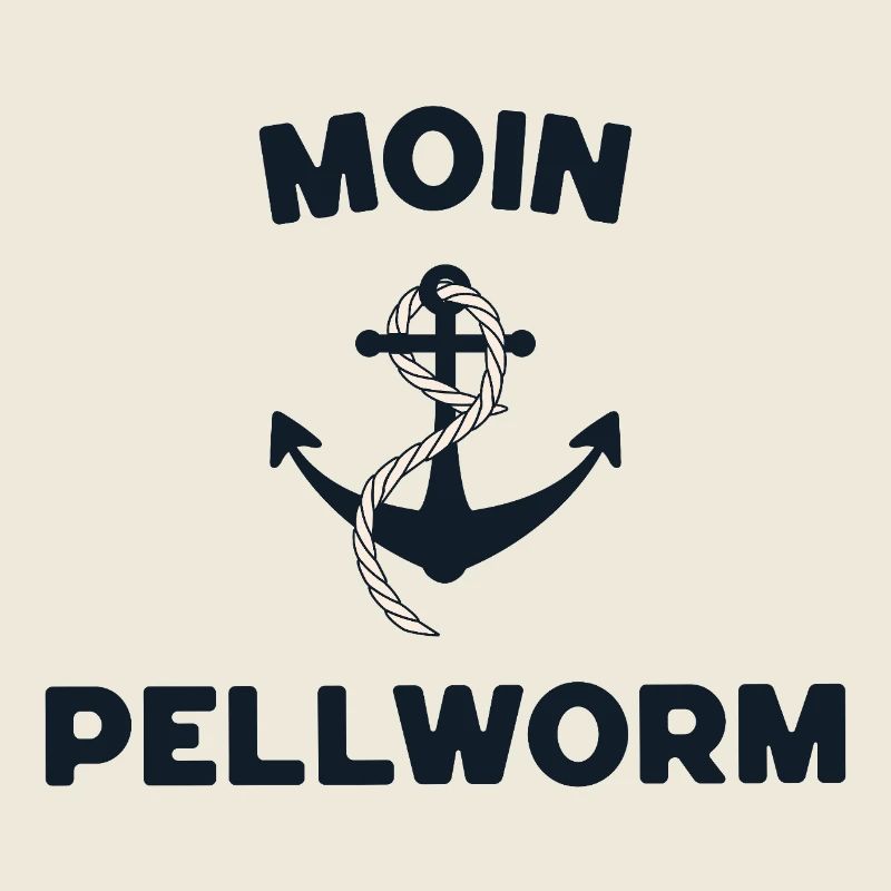 Moin Pellworm – Maritimes Anker-Design