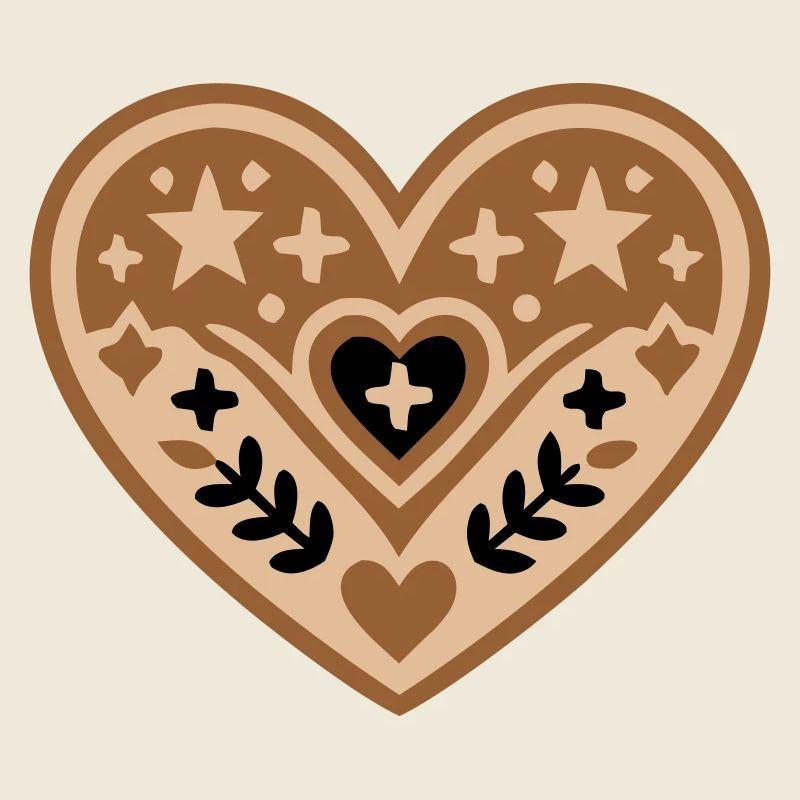 Heart Cross Baptism Communion