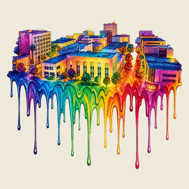 Bakersfield California Dripping Paint