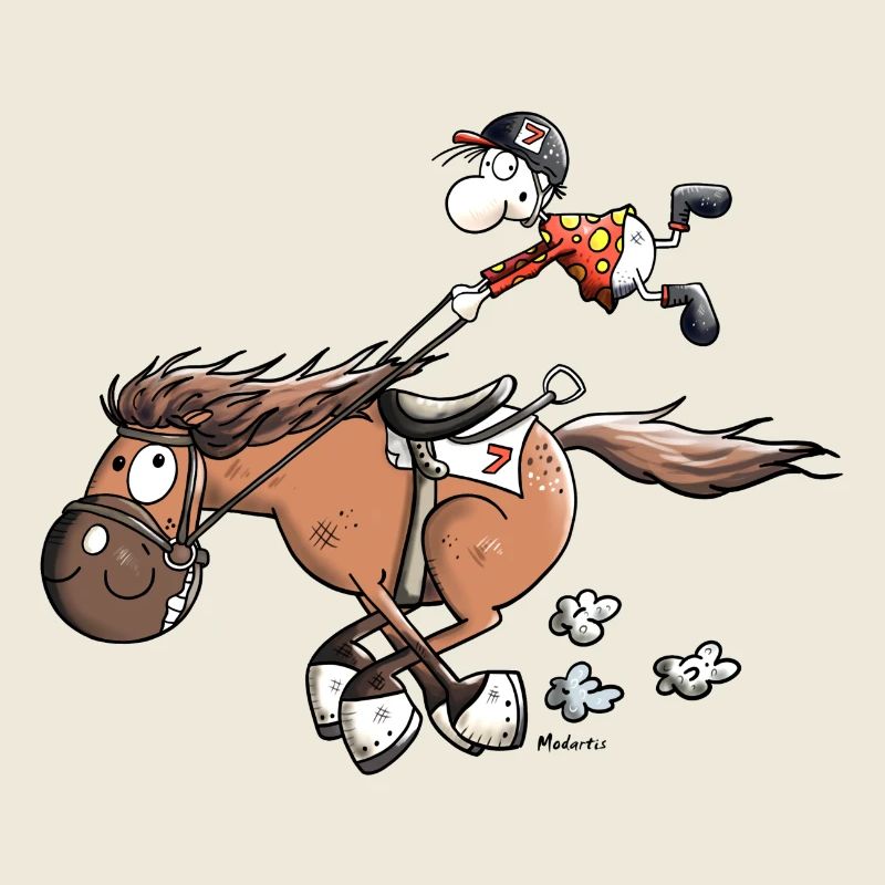 Cheval De Course Rapide