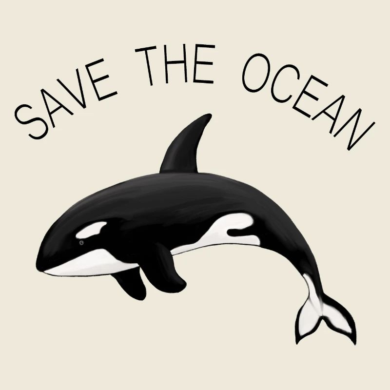 Save the Ocean Orca Killer Whale