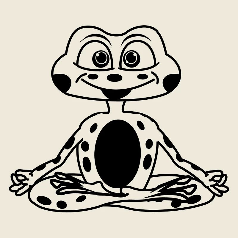Meditationsfrosch