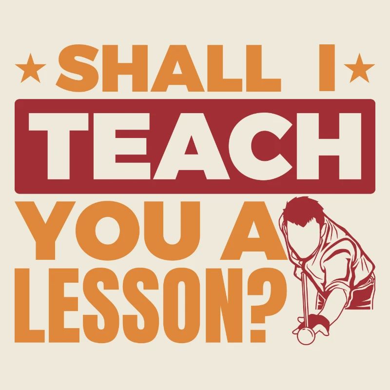 Witziger Billard Spruch