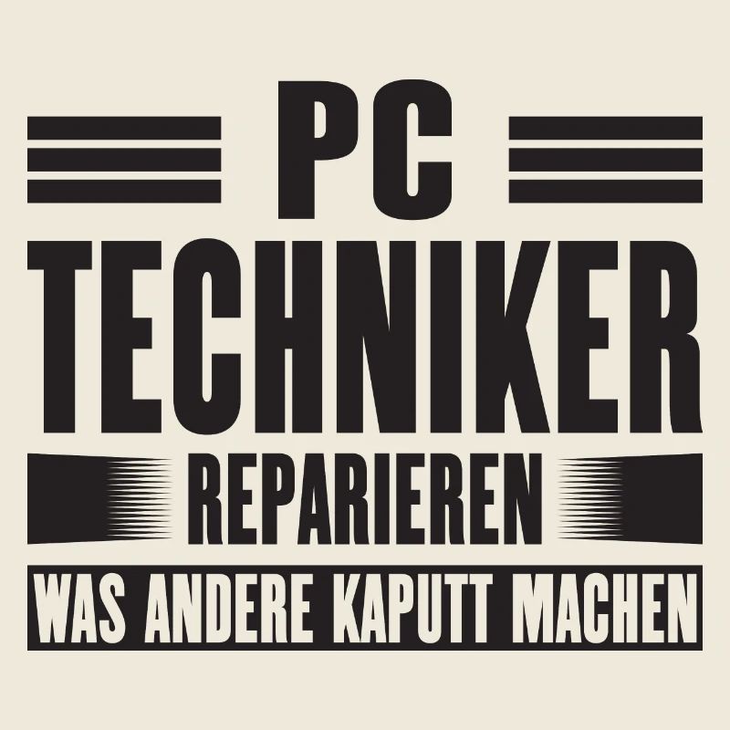 Servicetechniker Support Lösung Spruch Service PC