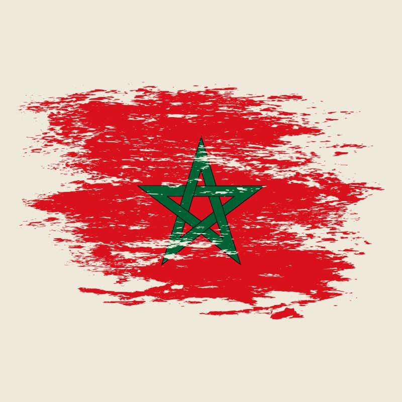 Drapeau du Maroc utilisé