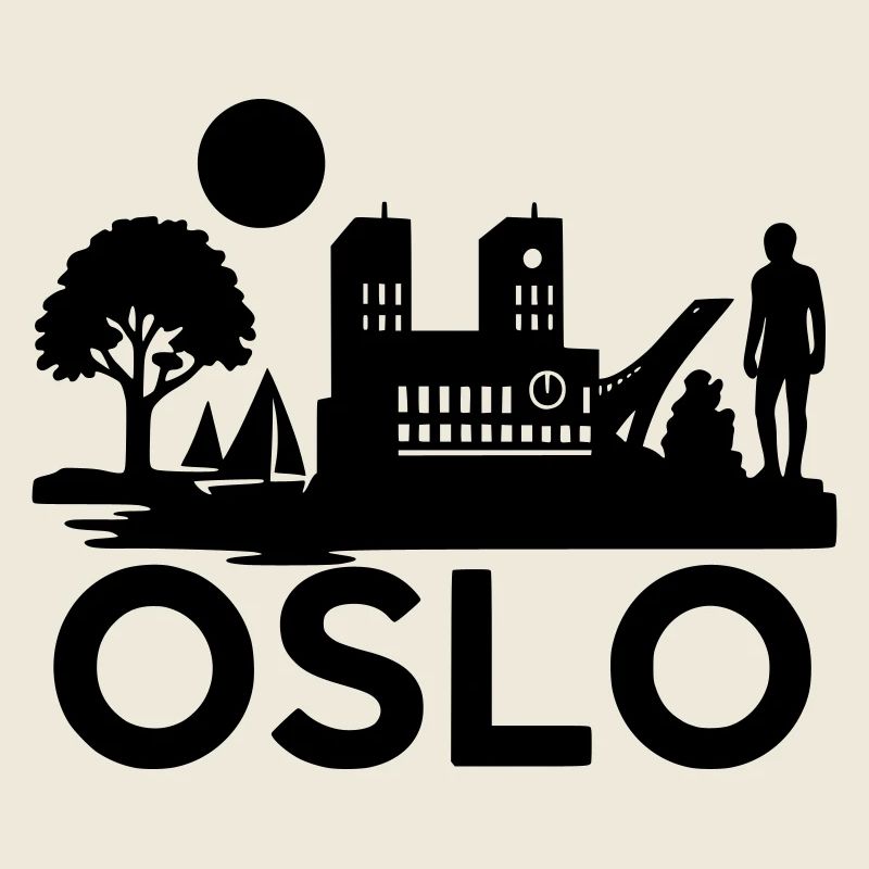 Oslo Silhouette Landmarks